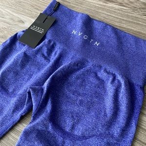 NVGTN Electric blue leggings size medium